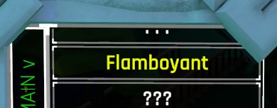 Flamboyant aura reveal